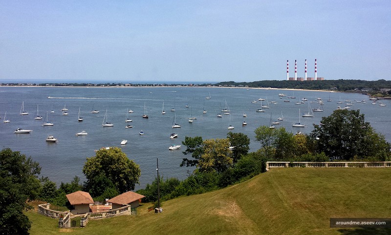 View over Northport Bay