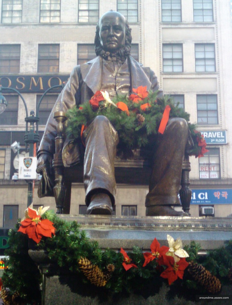 Horace Greeley is Ready for Christmas