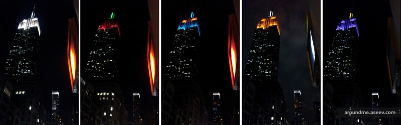 Empire State Building Lighting