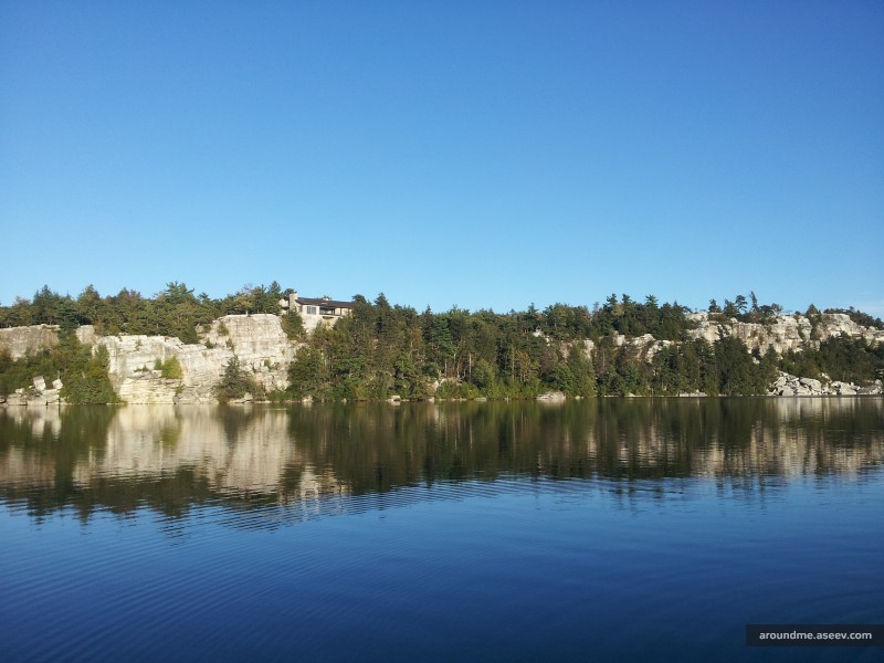 Lake Minnewaska. The end of the Path