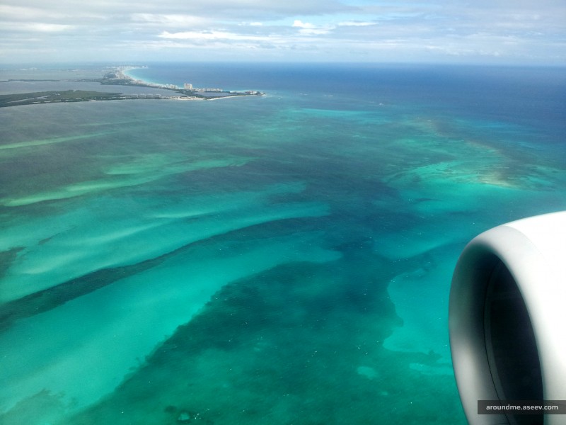 Cancun. Landing